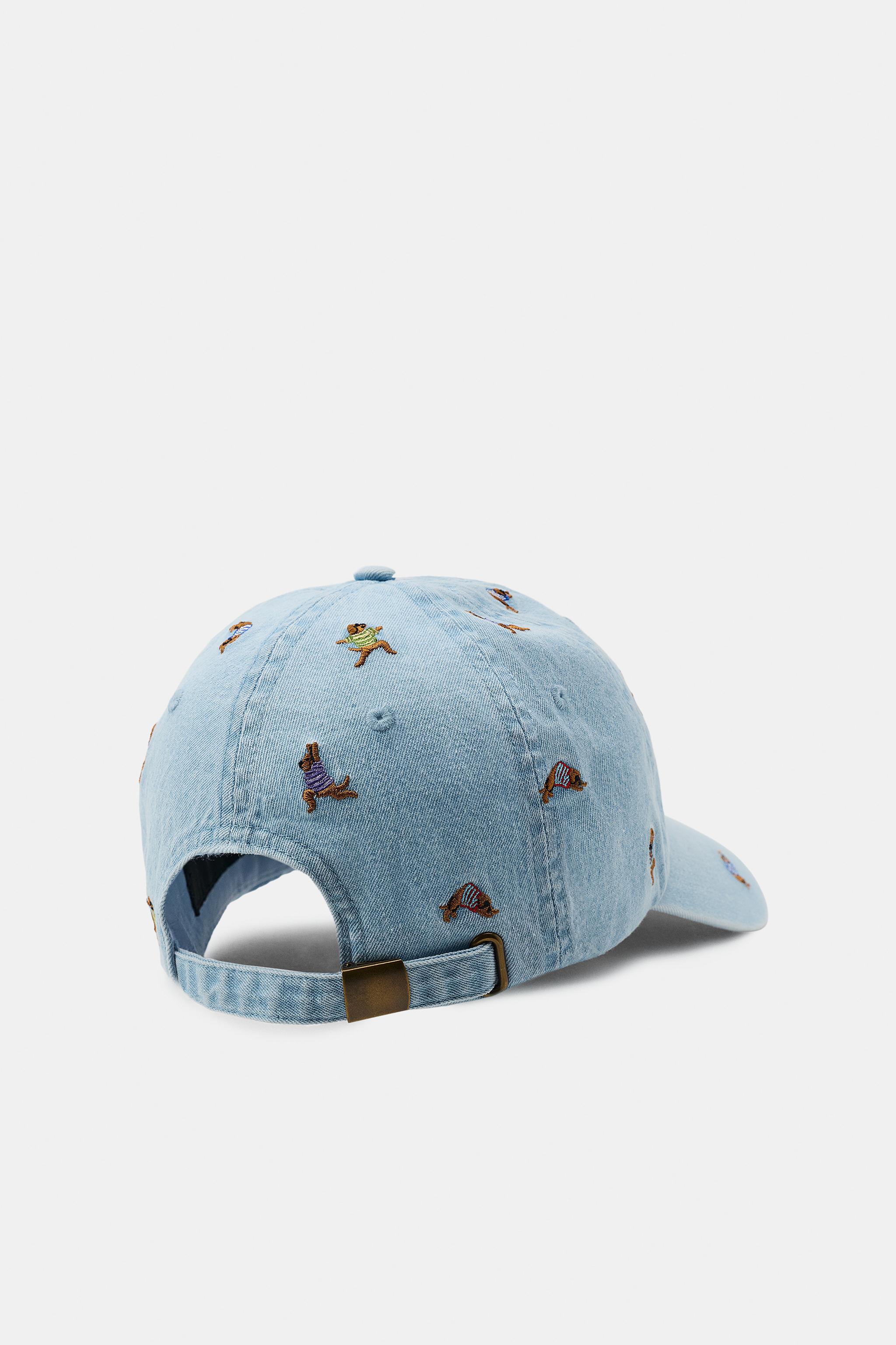 EMBROIDERED DOG TWILL CAP